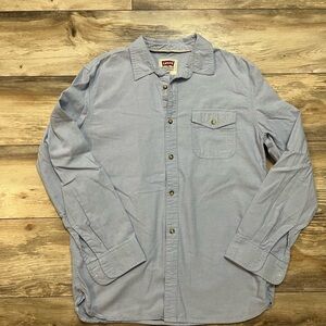Levi's Men's Light Blue Casual Shirt